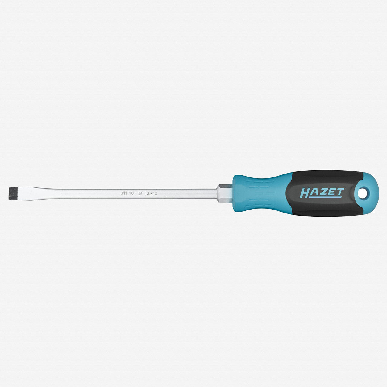 Hazet 811 - 100 Slotted Screwdriver with 3K Handle, 10.0 x 175 mm - HZ811-100 - KC Tool