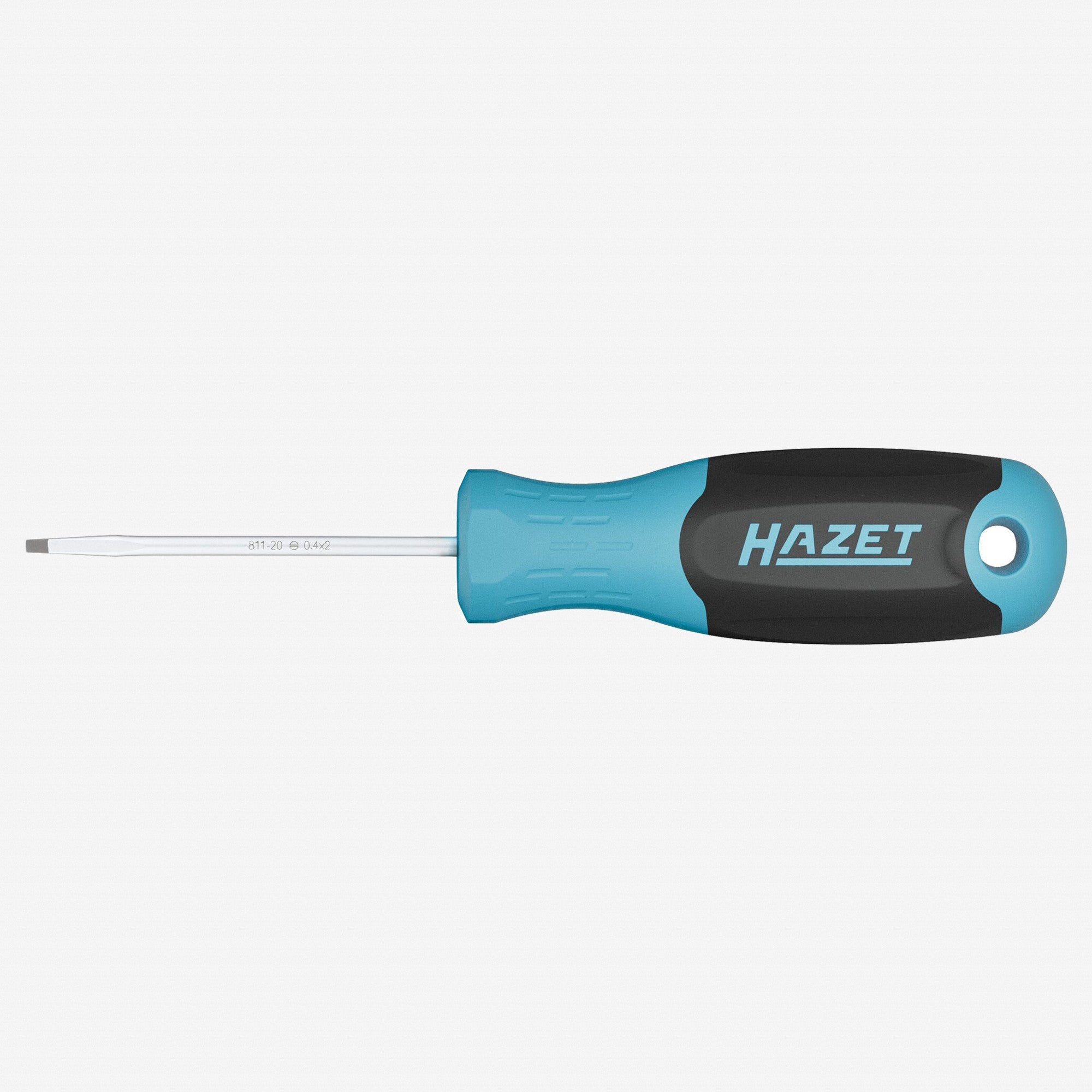 Hazet 811-20 Slotted Screwdriver with 3K Handle, 2.0 x 60 mm - HZ811-20 - KC Tool