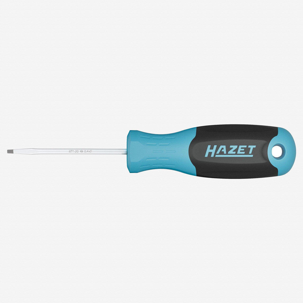Hazet 811 - 20 Slotted Screwdriver with 3K Handle, 2.0 x 60 mm - HZ811-20 - KC Tool