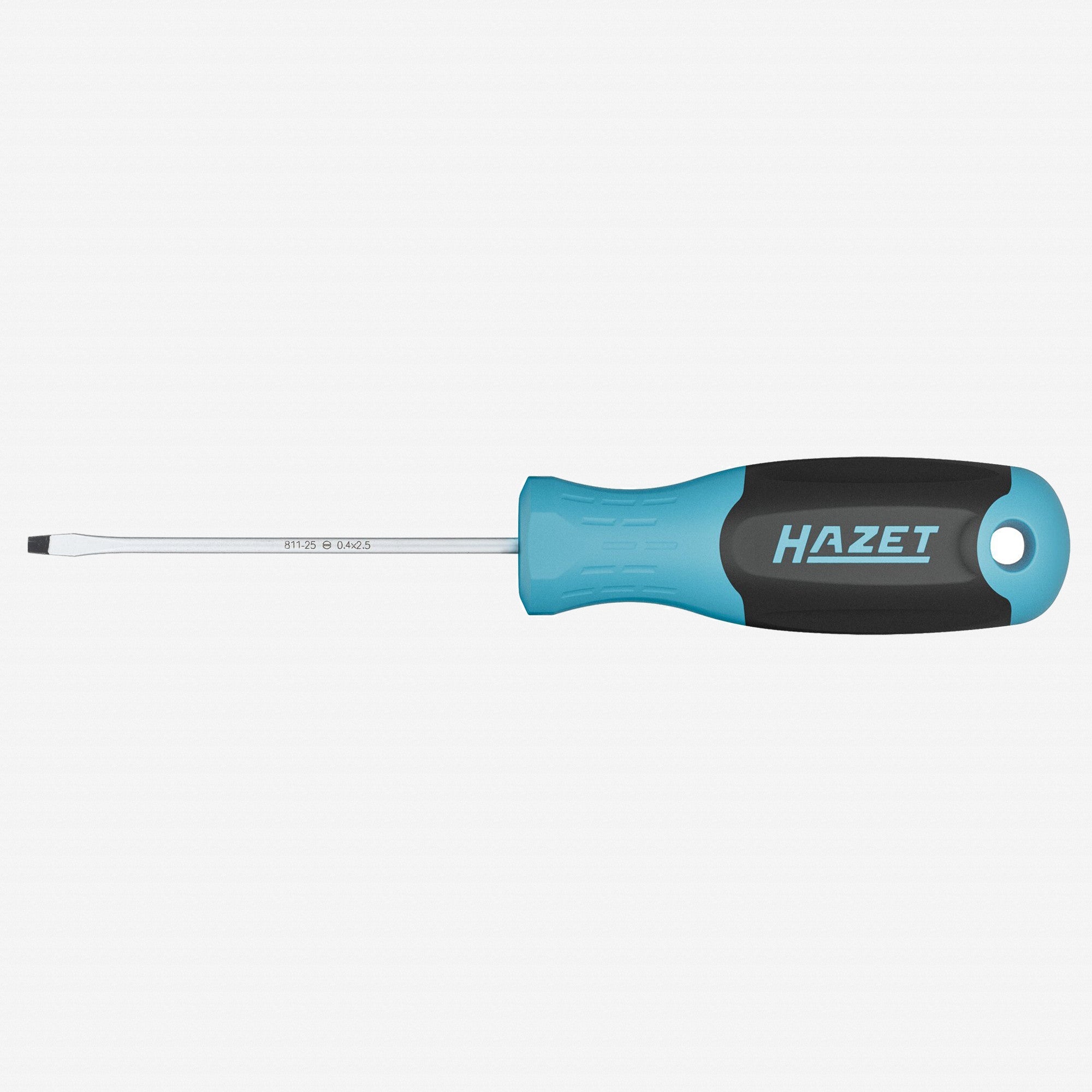 Hazet 811-25 Slotted Screwdriver with 3K Handle, 2.5 x 75 mm - HZ811-25 - KC Tool