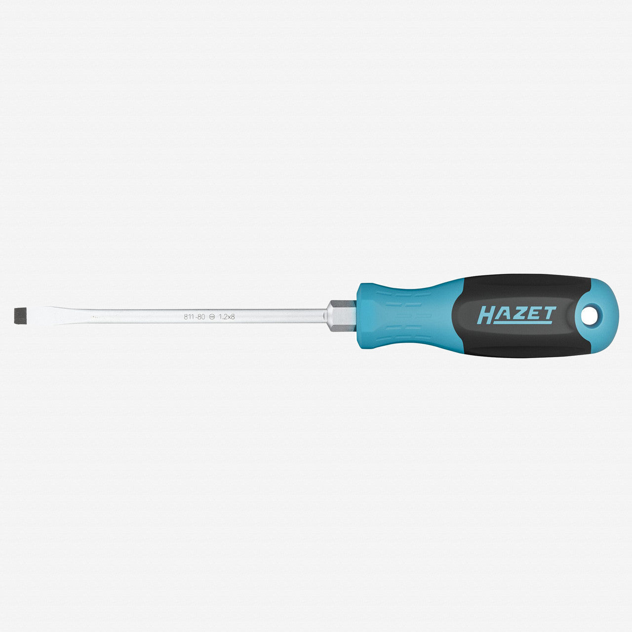Hazet 811 - 80 Slotted Screwdriver with 3K Handle, 8.0 x 150 mm - HZ811-80 - KC Tool
