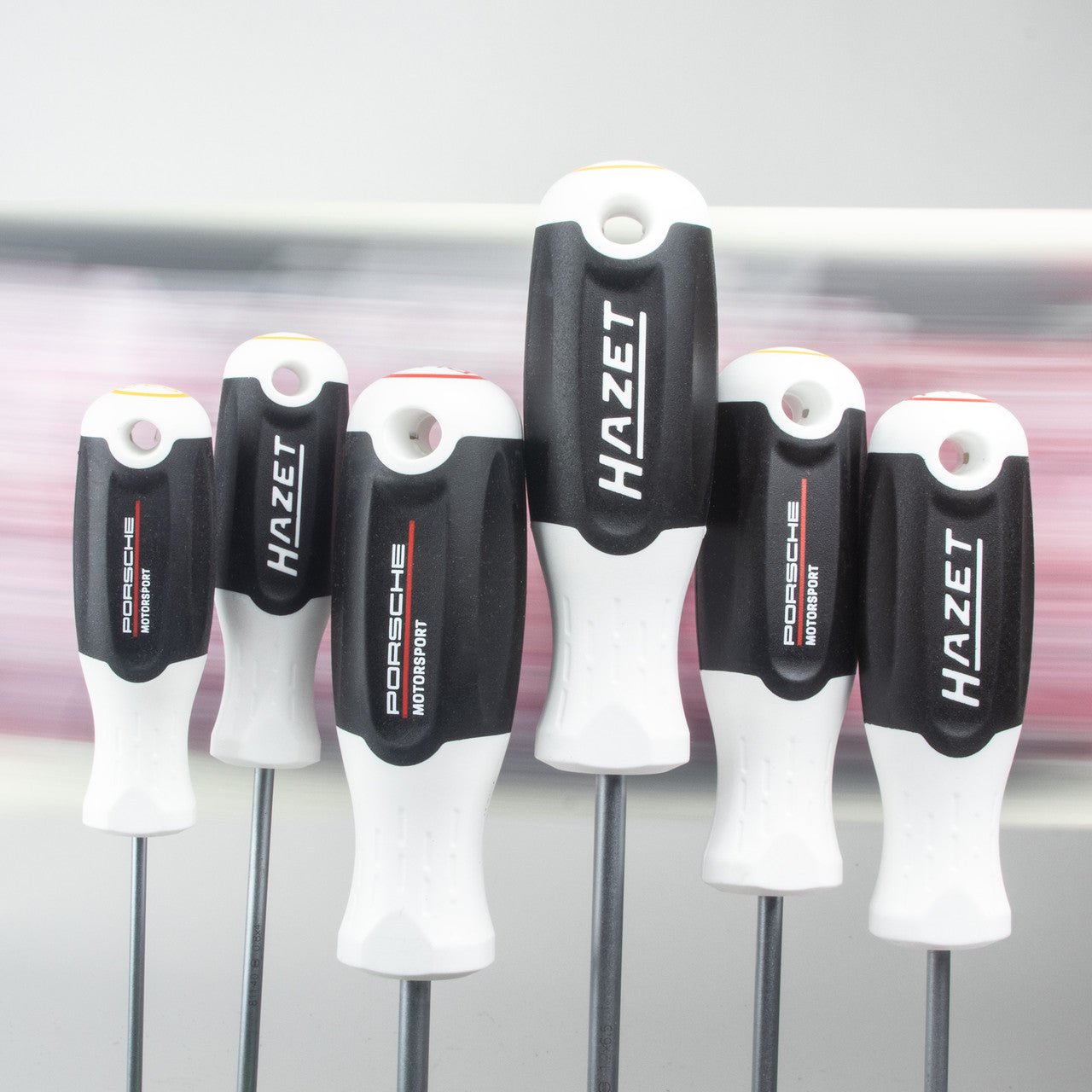 Hazet 811/6 - PD Porsche Motorsport Screwdriver Set, 6 Pieces - HZ811/6-PD - KC Tool