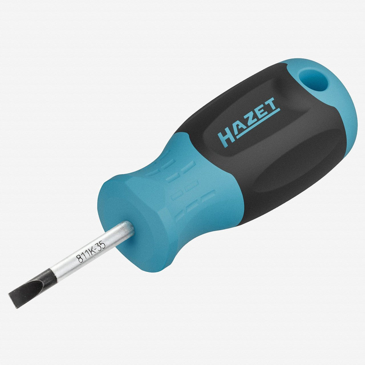 Hazet 811K - 35 Stubby Slotted Screwdriver, 3.5 x 25 mm - HZ811K-35 - KC Tool
