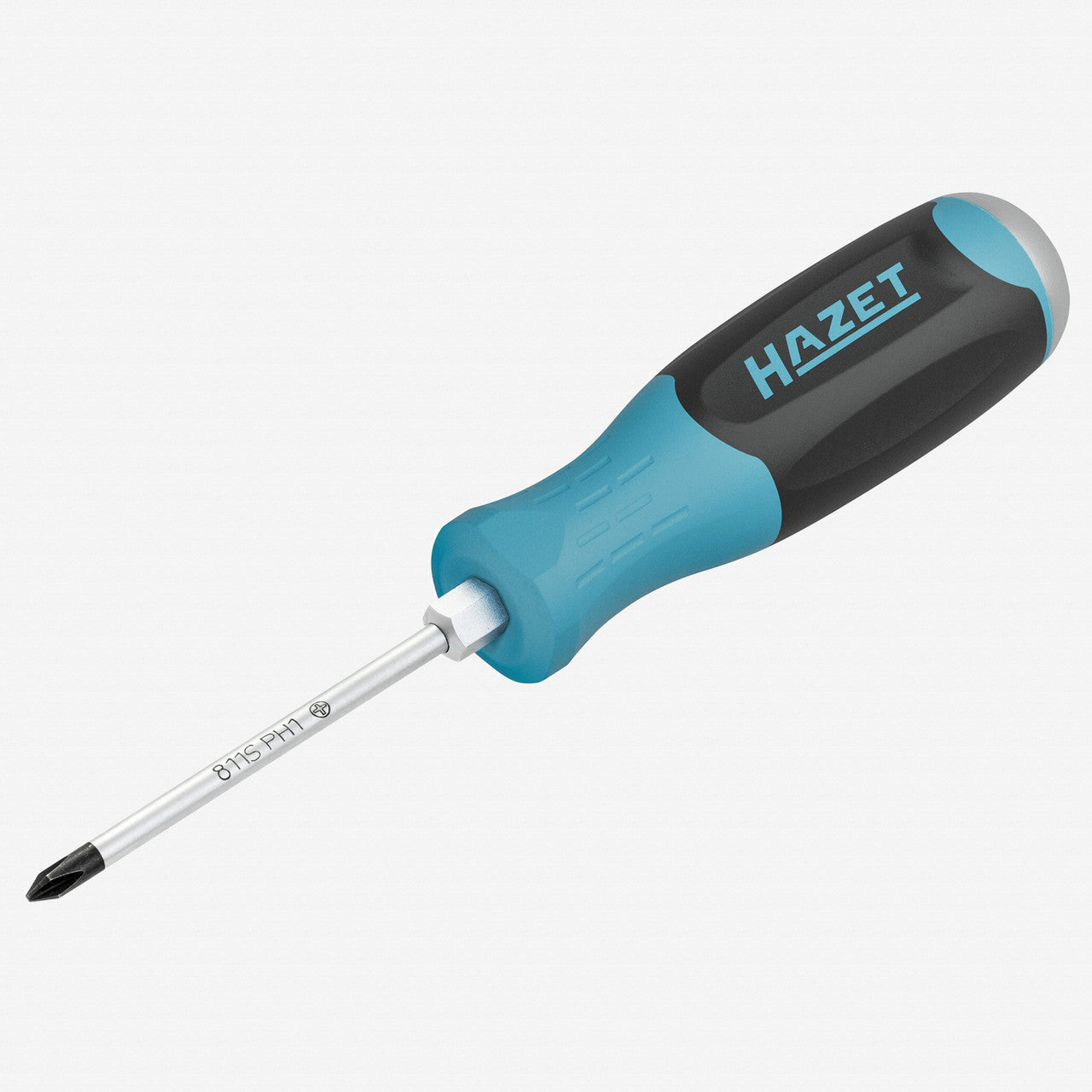Hazet 811S - PH1 Phillips 1 Screwdriver with 3K Handle and Striking Cap - HZ811S-PH1 - KC Tool