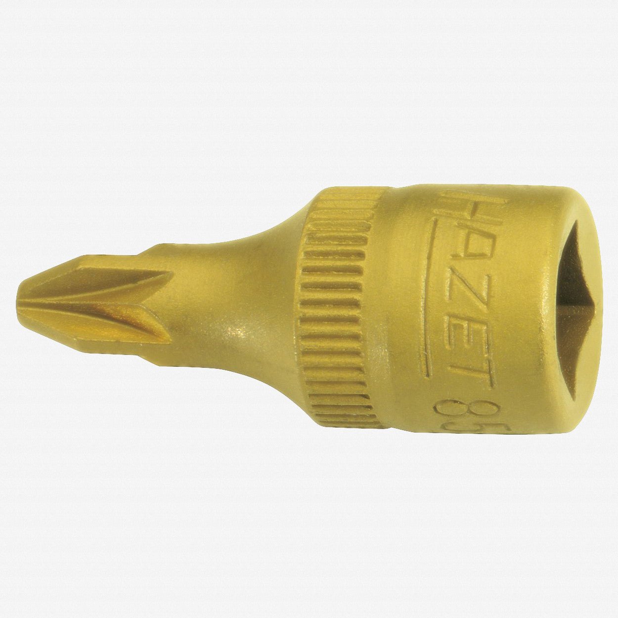 Hazet 8507 - PZ1 PZ 1 Pozidriv Titanium - Nitride 1/4" Socket - HZ8507-PZ1 - KC Tool
