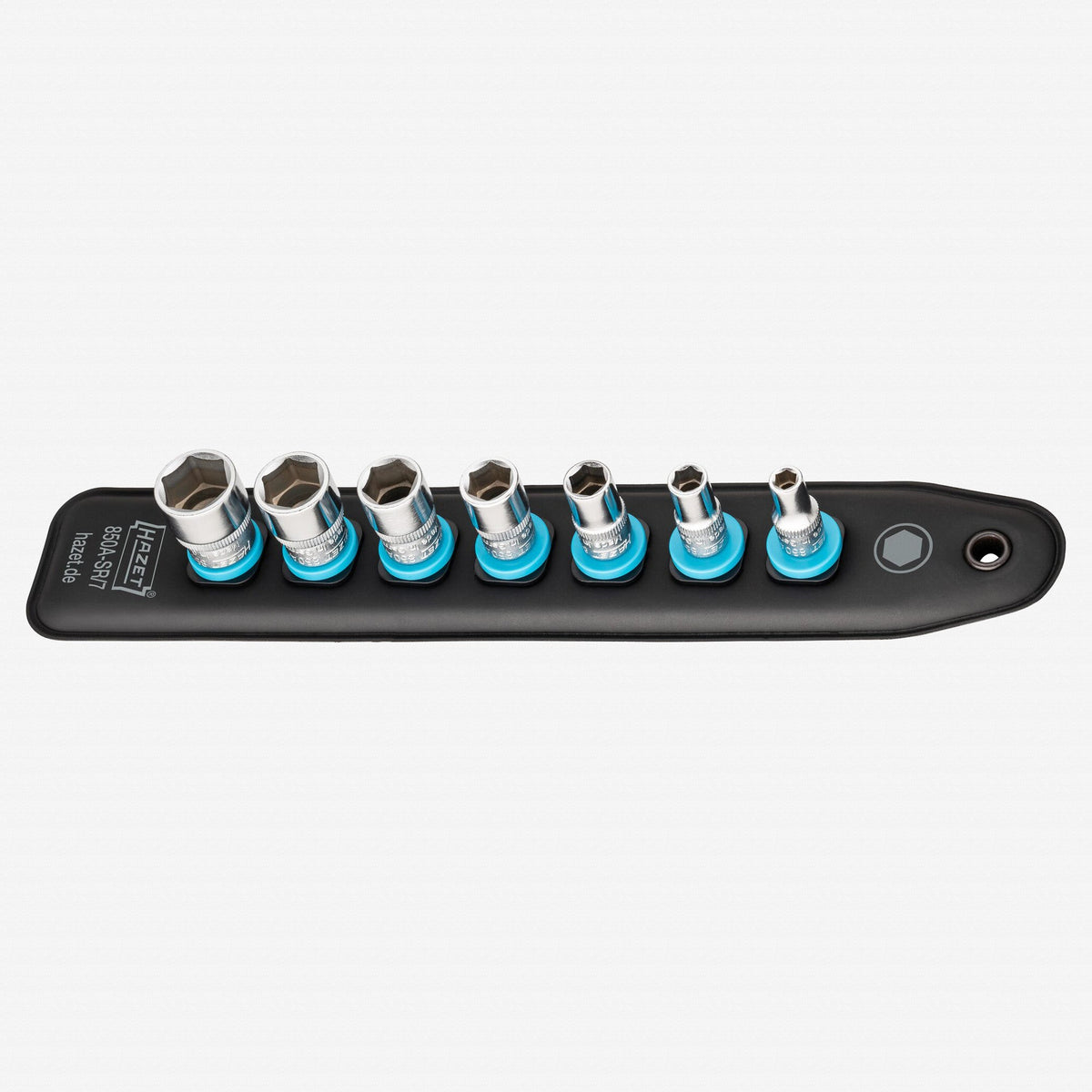 Hazet 850A-SR/7 SmartRail 1/4" SAE Socket Set, 7 Pieces - HZ850A-SR/7 - KC Tool