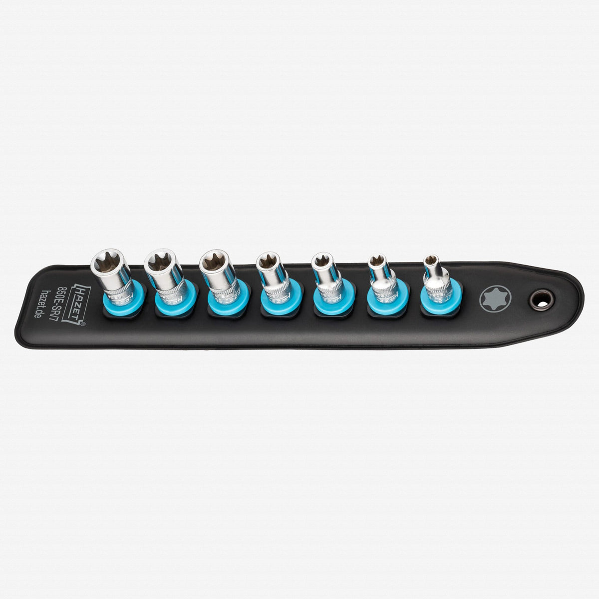 Hazet 850E-SR/7 SmartRail External TORX® Socket Set, 1/4" Drive, 7 Pieces - HZ850E-SR/7 - KC Tool