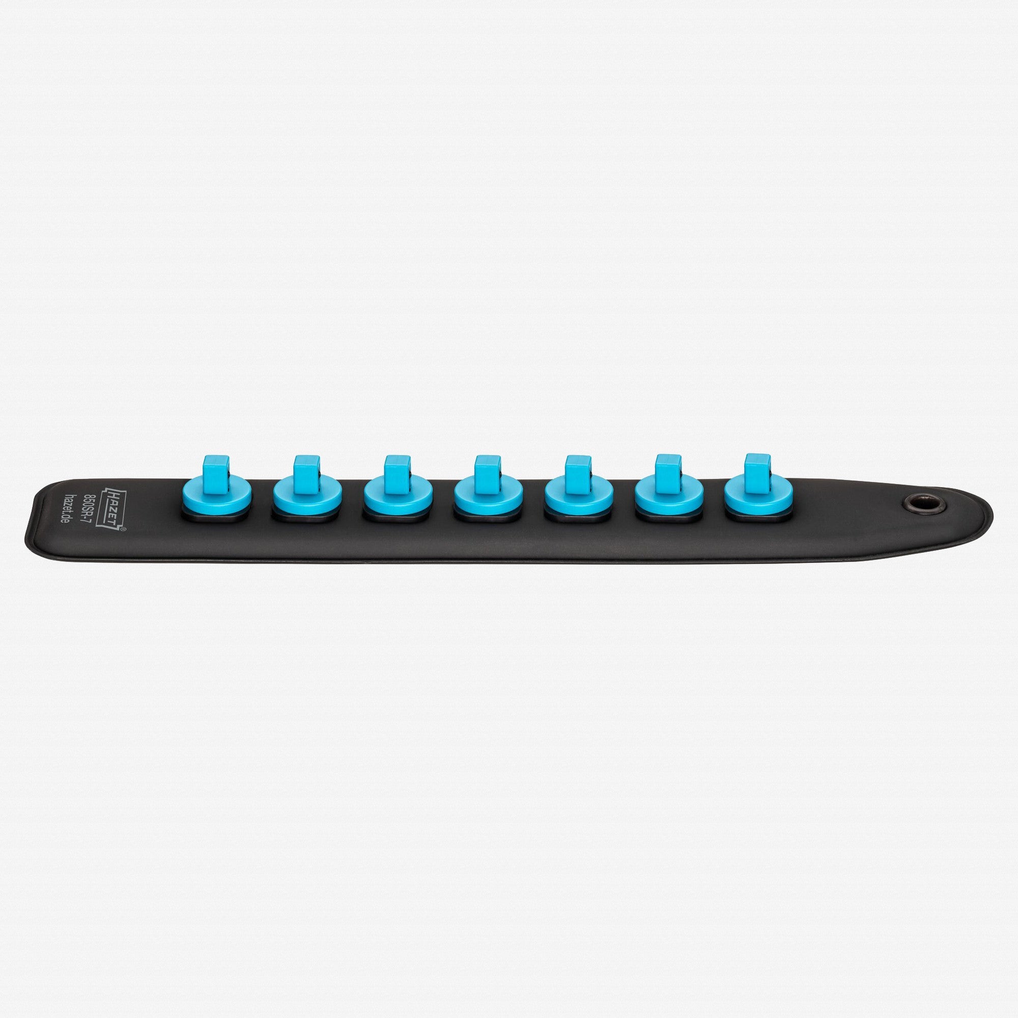 Hazet 850SR-7 Plastic SmartRail with 7 Slots, 1/4" Square Drive, Empty - HZ850SR-7 - KC Tool