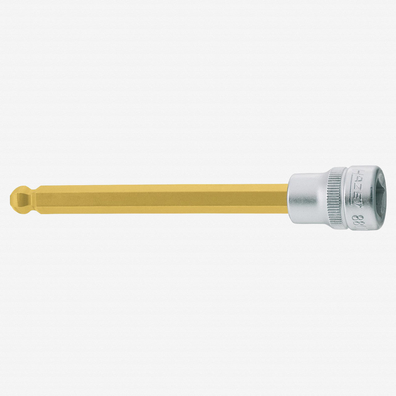Hazet 8801KK-10 10mm Ball End Hex Titanium-Nitride Socket 3/8" - HZ8801KK-10 - KC Tool