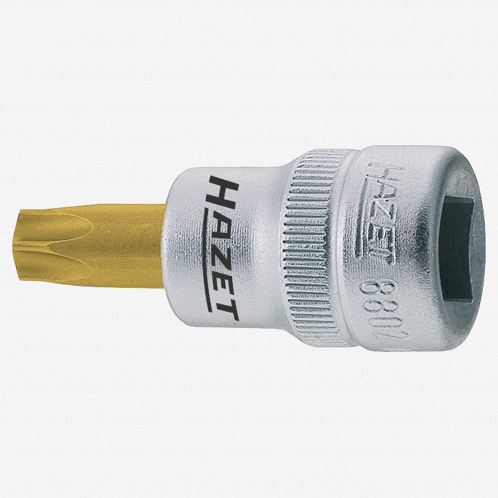 Hazet 8802 - T45 T45 Torx Titanium - Nitride Socket 3/8" - HZ8802-T45 - KC Tool