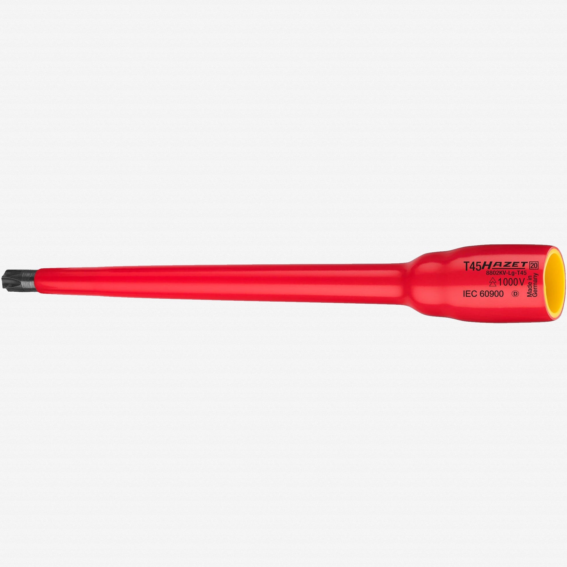 Hazet 8802KV Insulated 3/8" TORX® Bit Socket - Long, T50 - HZ8802KV-LG-T50 - KC Tool