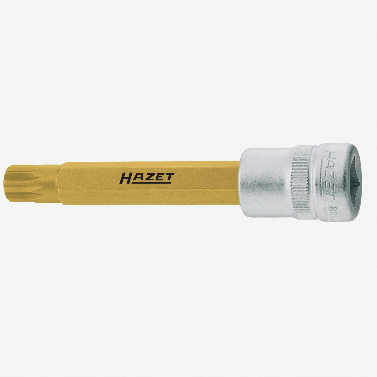 Hazet 8808LG - 10 M10 Long XZN Titanium - Nitride Socket 3/8" - HZ8808LG-10 - KC Tool