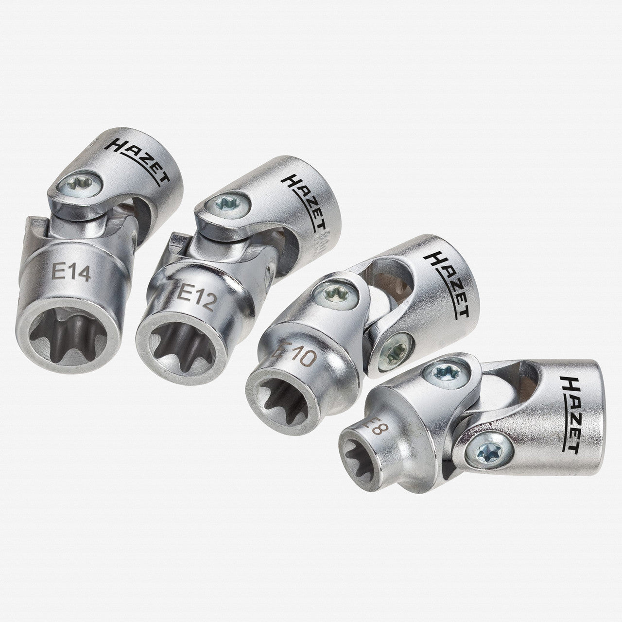 Hazet 880G - E/4 External Torx Socket Set 3/8" Drive, 4 Pieces - HZ880G-E/4 - KC Tool