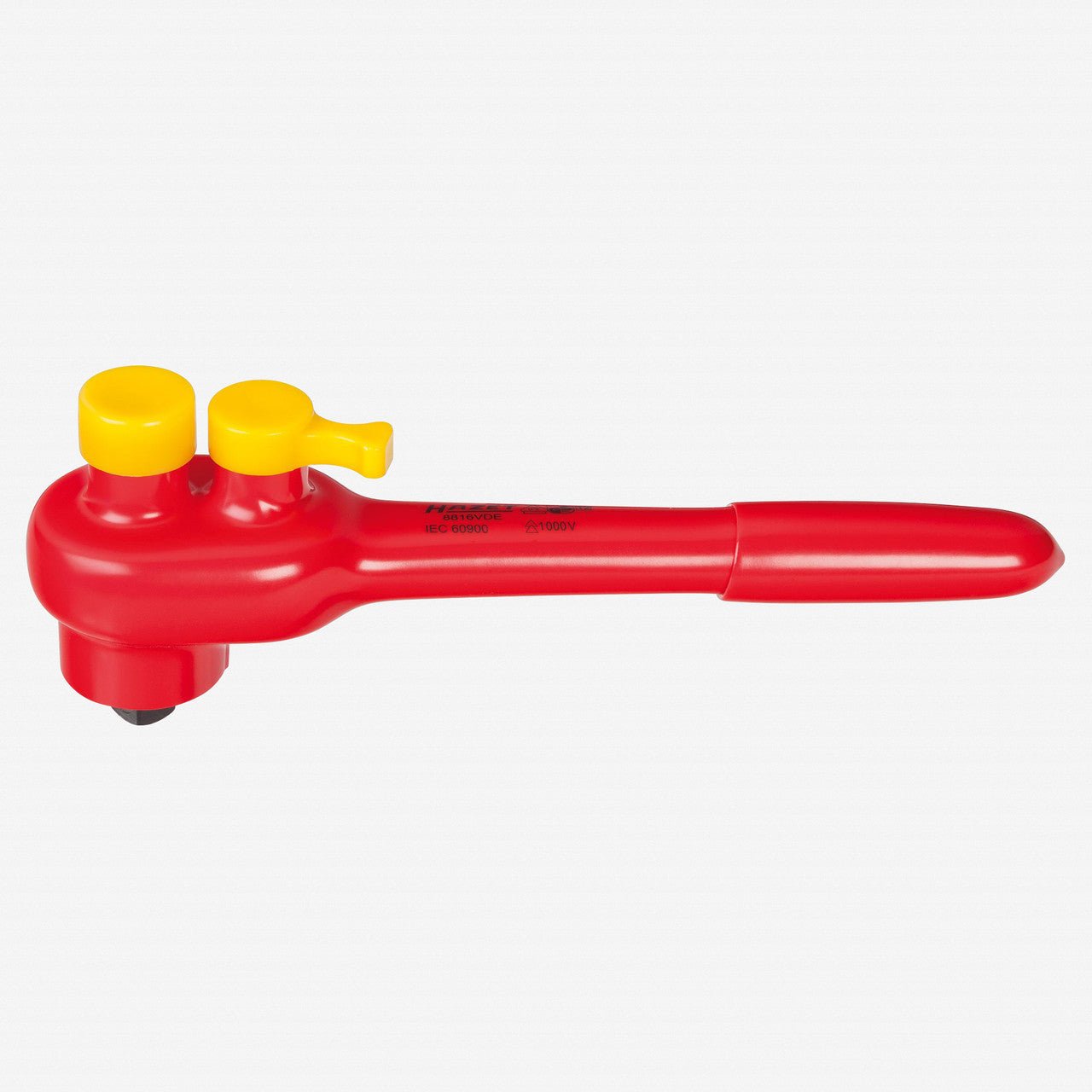 Hazet 8816VDE 3/8" Reversible VDE Insulated ratchet - HZ8816VDE - KC Tool