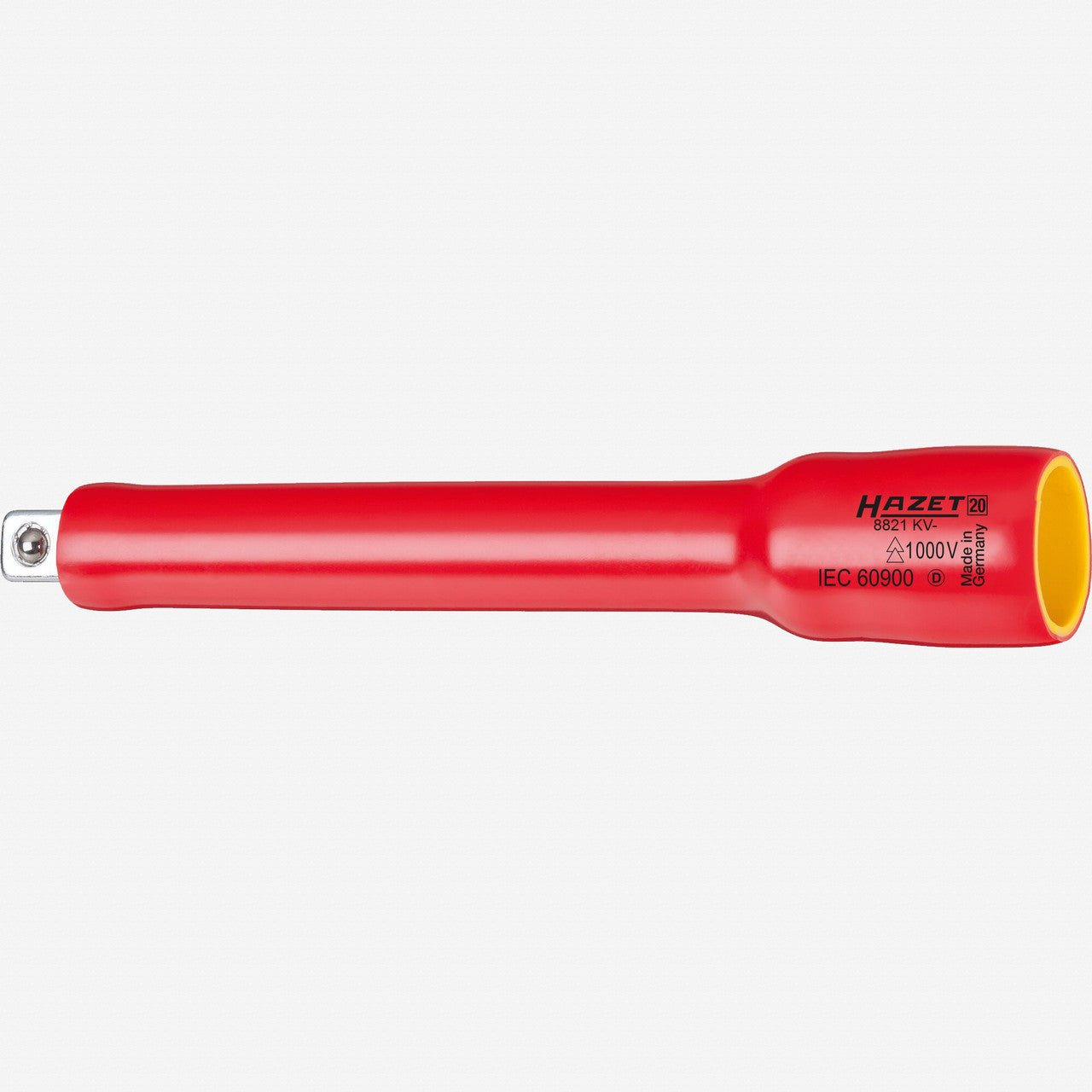 Hazet 8821KV Insulated 3/8" Drive Extension, 90mm - HZ8821KV-3 - KC Tool