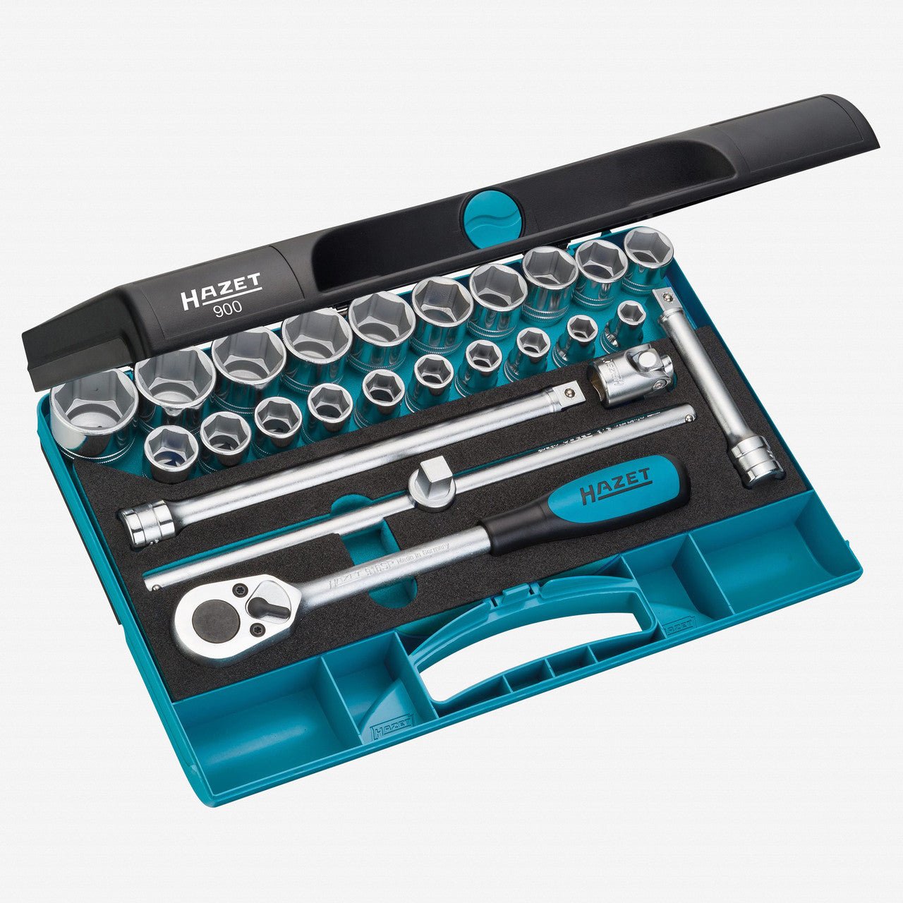 Hazet 900 25 Pc 1/2" Metric Socket Set - HZ900 - KC Tool