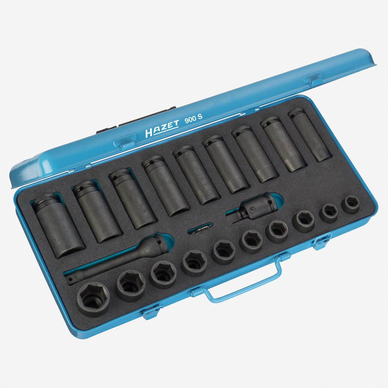Hazet 900S 23 Pc 1/2" Metric Impact Socket Set - HZ900S - KC Tool