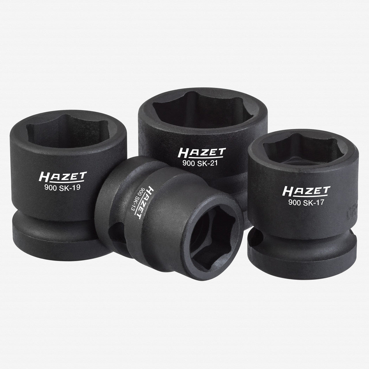 Hazet 900SK/4 4Pc 1/2" Impact socket set - HZ900SK/4 - KC Tool