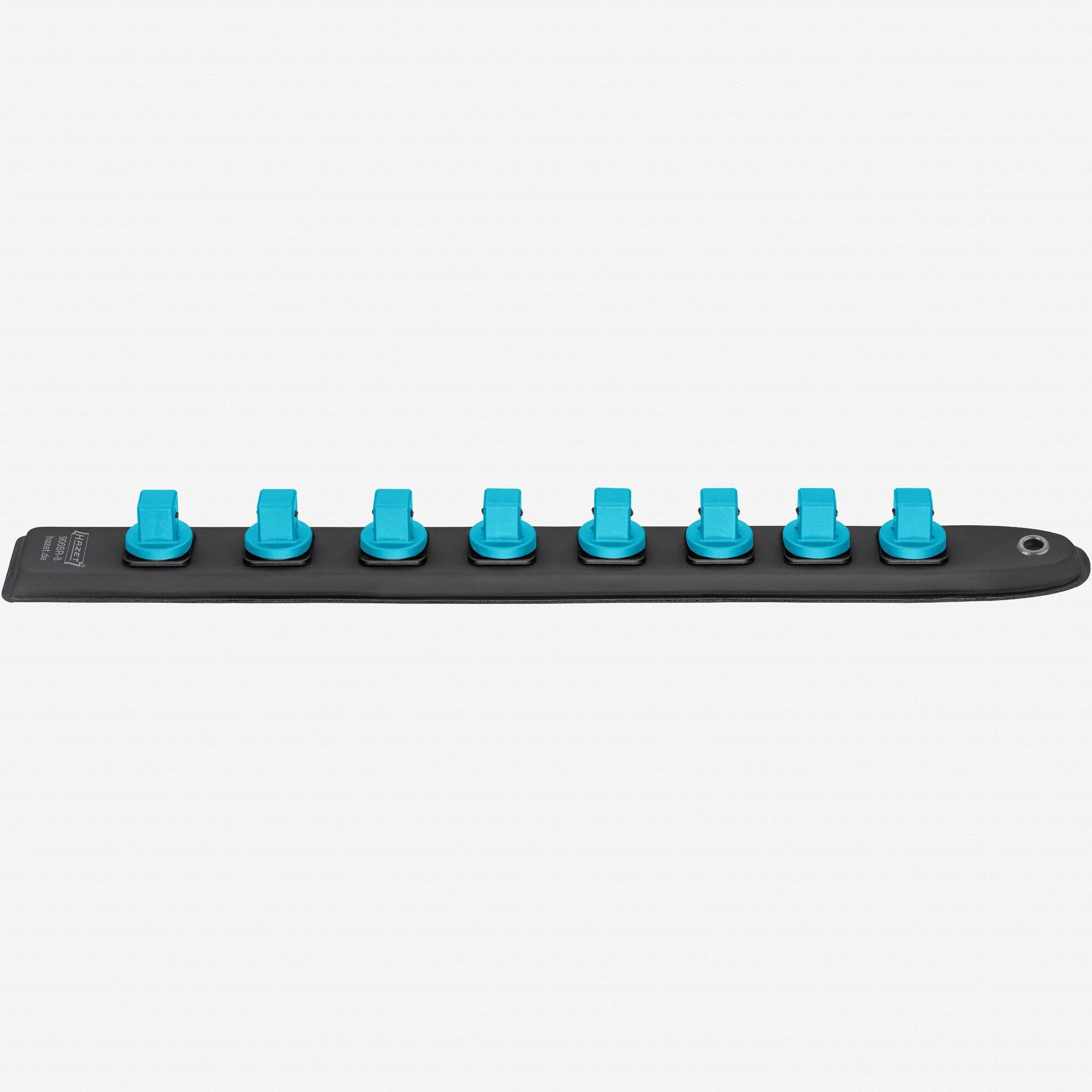 Hazet 900SR-8 Plastic SmartRail with 8 Slots, 1/2" Square Drive, Empty - HZ900SR-8 - KC Tool