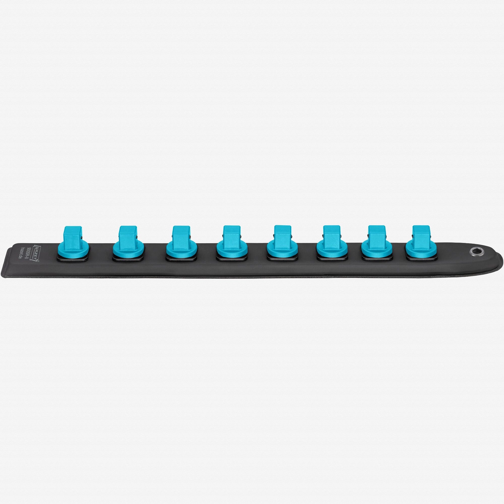 Hazet 900SR-8 Plastic SmartRail with 8 Slots, 1/2" Square Drive, Empty - HZ900SR-8 - KC Tool