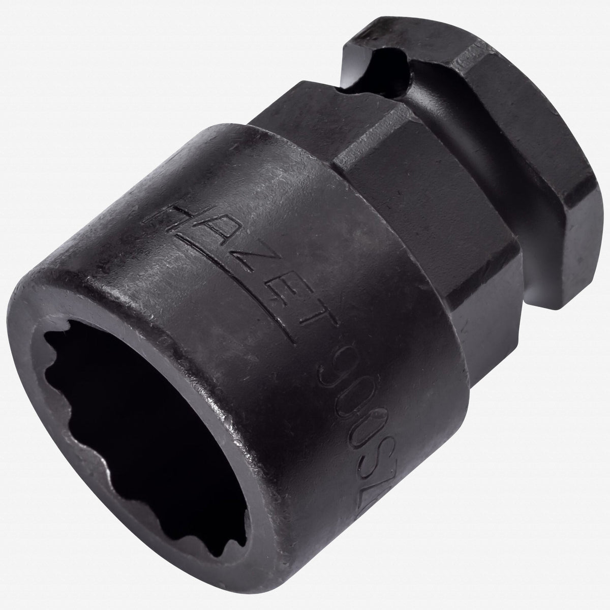Hazet 900SZ6-19 19 mm Outside Hex Impact Socket, 1/2" Drive, 24 mm Outside Hex Drive, 12 Point - HZ900SZ6-19 - KC Tool