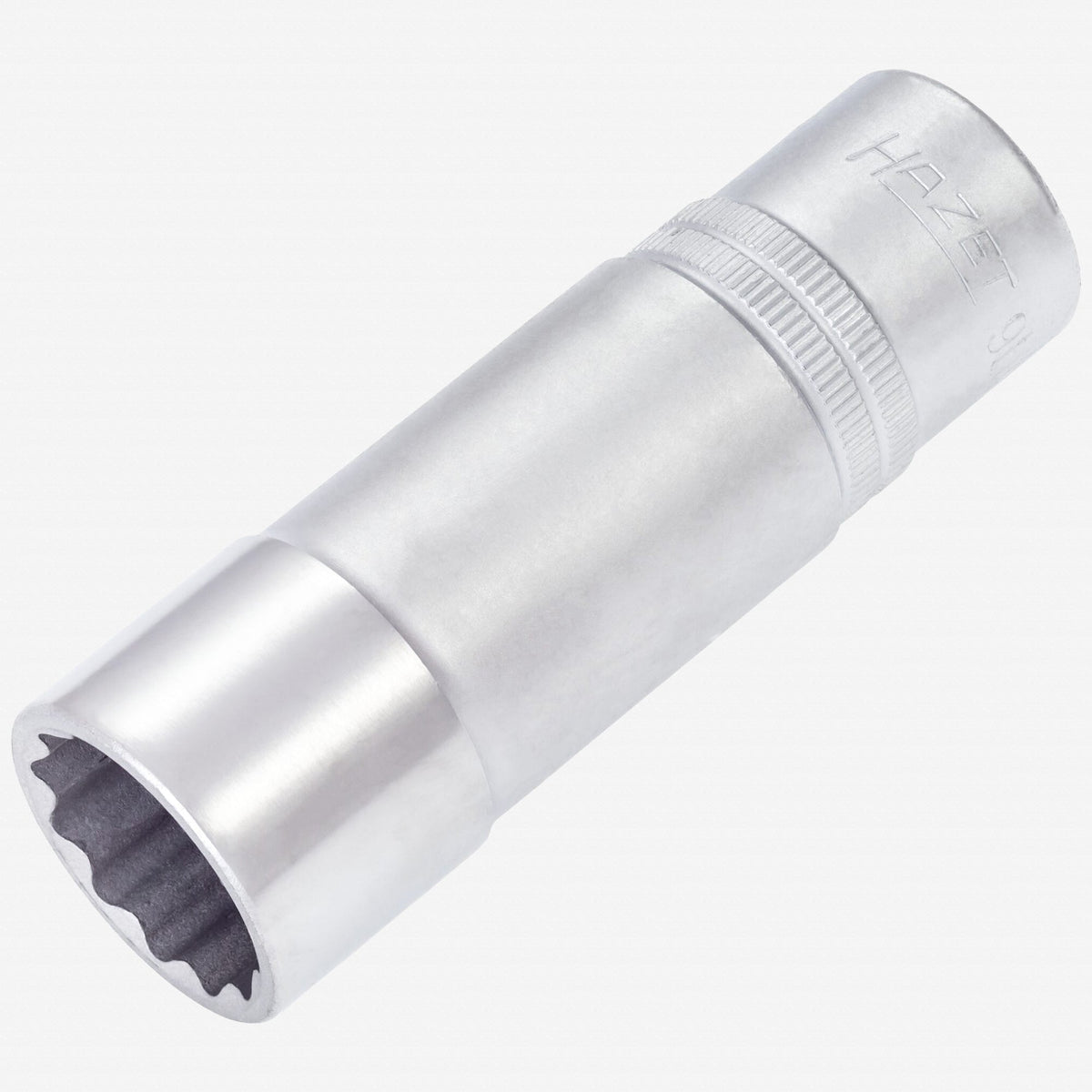 Hazet 900TZ-20.8-13/16 Socket (12-point) 20.8mm (13/16") x 1/2" with rubber ply for spark plugs - Long - HZ900TZ-20.8-13/16 - KC Tool