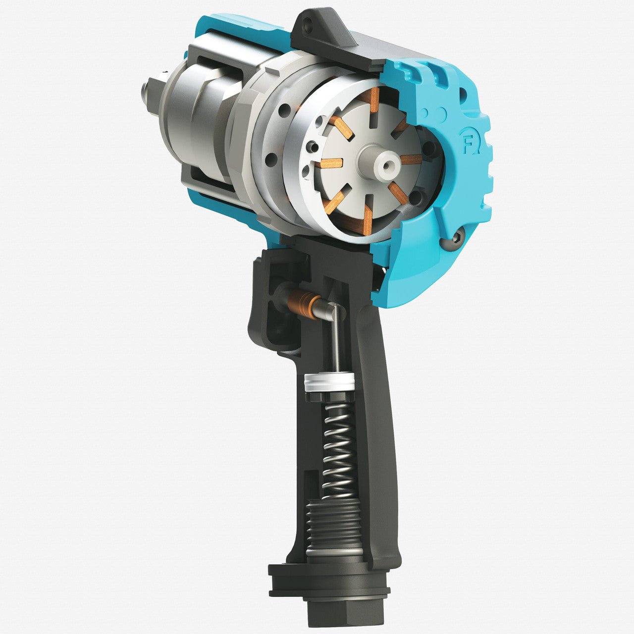 Hazet 9012TT Twin Turbo Impact Wrench, 1/2