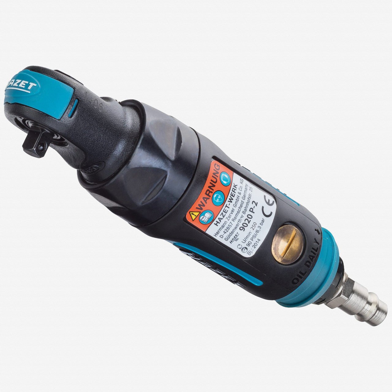 Hazet 9020P - 2 Mini Air Ratchet, 1/4" Square Drive, 150 mm - HZ9020P-2 - KC Tool