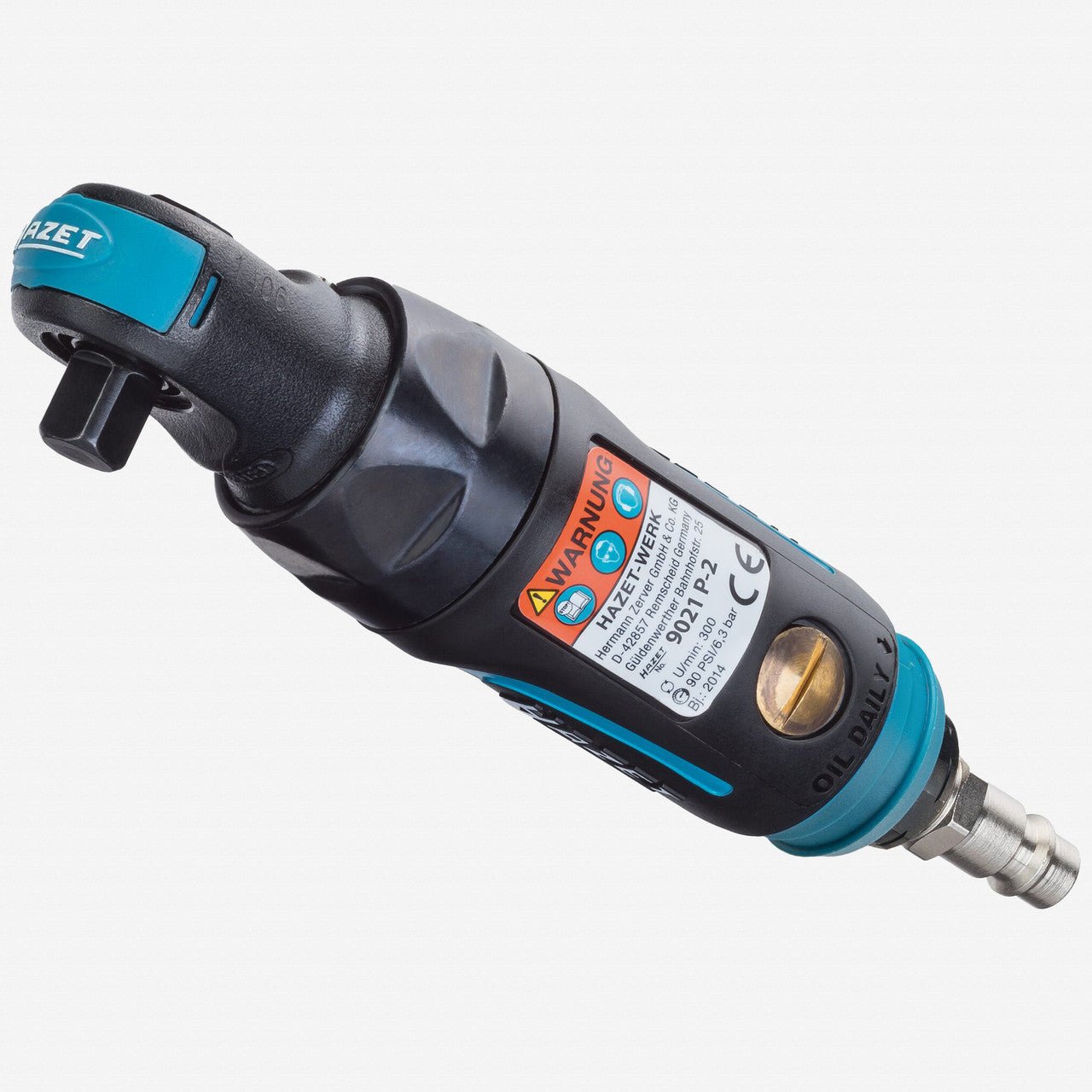 Hazet 9021P - 2 Mini Air Ratchet, 3/8" Drive, 150 mm - HZ9021P-2 - KC Tool