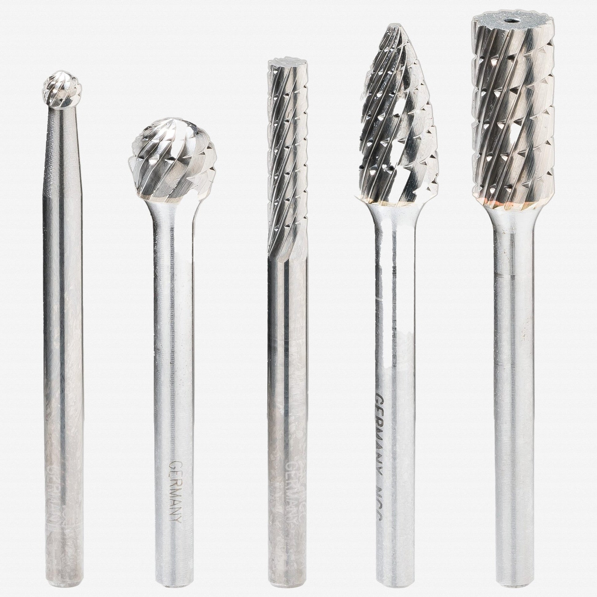 Hazet 9032-03/5 3 mm Carbide Milling Pin Set, 5 Pieces - HZ9032-03/5 - KC Tool