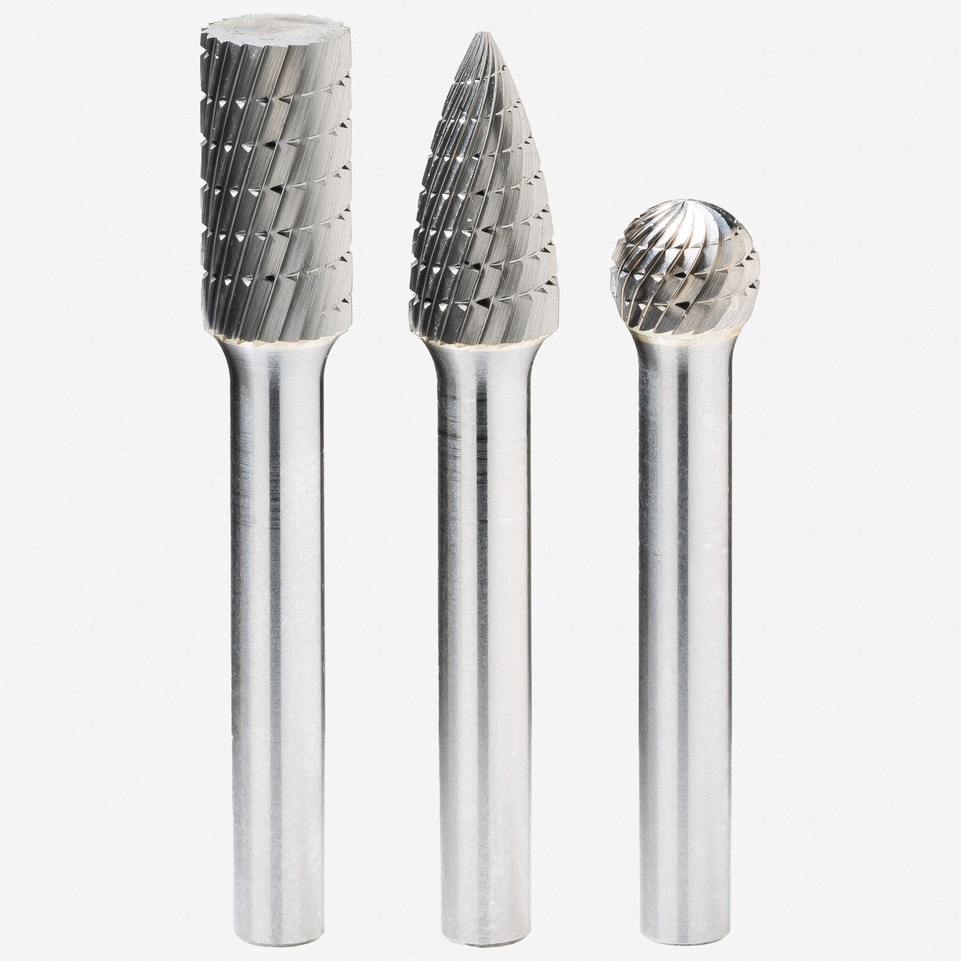 Hazet 9032-06/3 6 mm Carbide Milling Pin Set, 3 pieces - HZ9032-06/3 - KC Tool