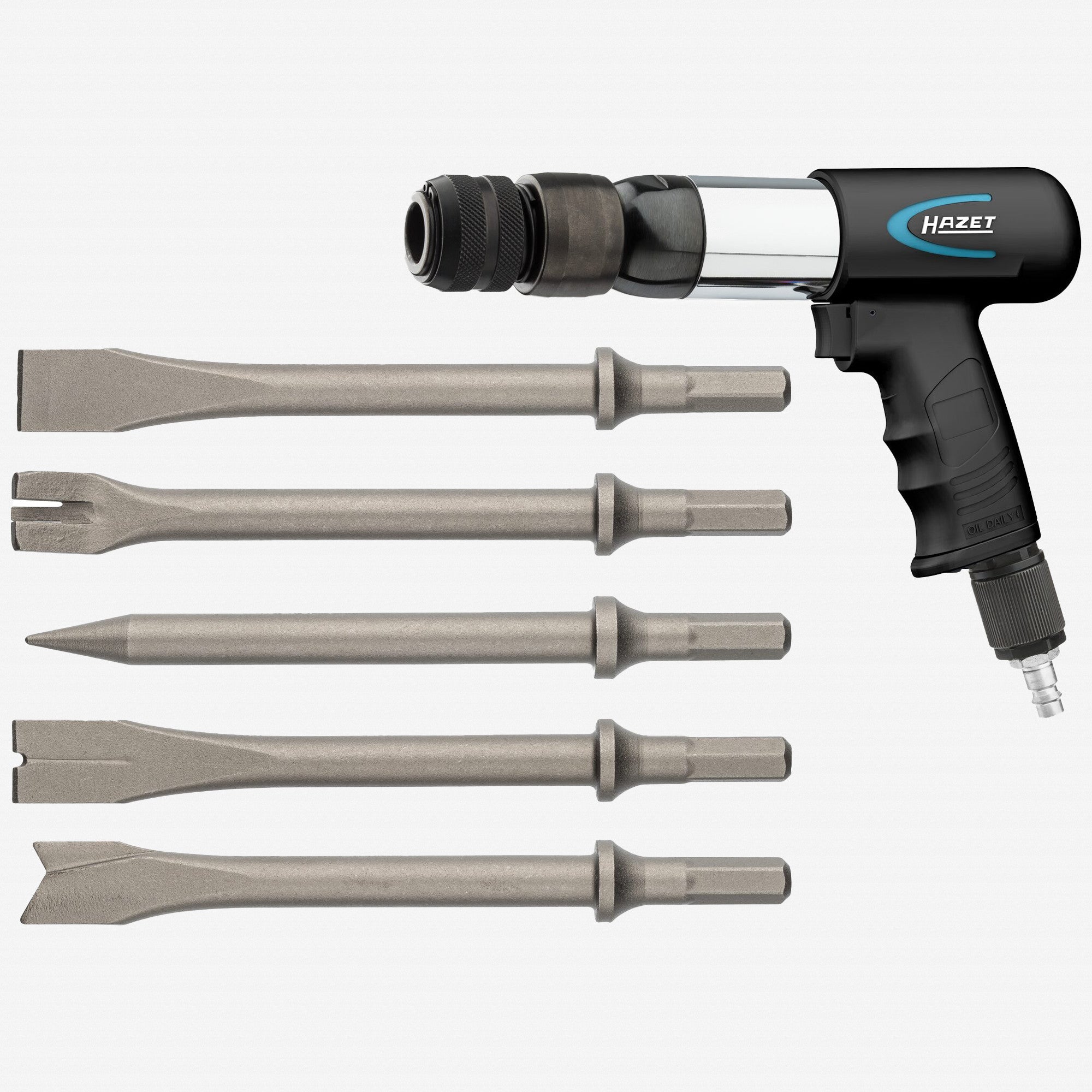 Hazet 9035H/6 Chisel Hammer Set, 6 Pieces - HZ9035H/6 - KC Tool