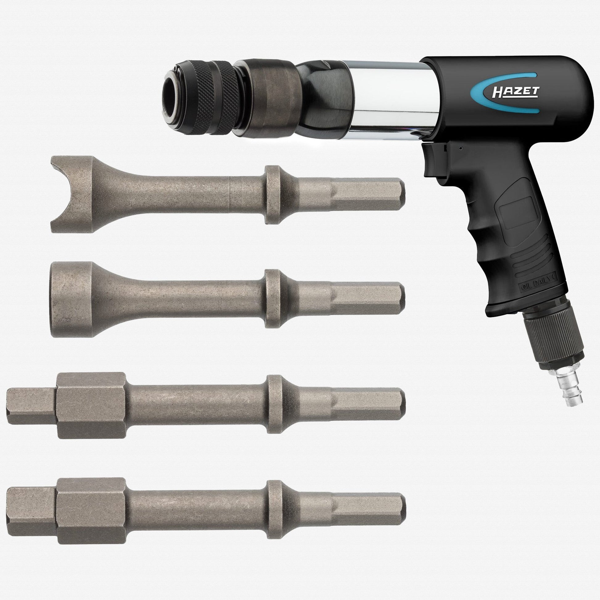 Hazet 9035V/5 Vibration Chisel Set, 5 Pieces - HZ9035V/5 - KC Tool