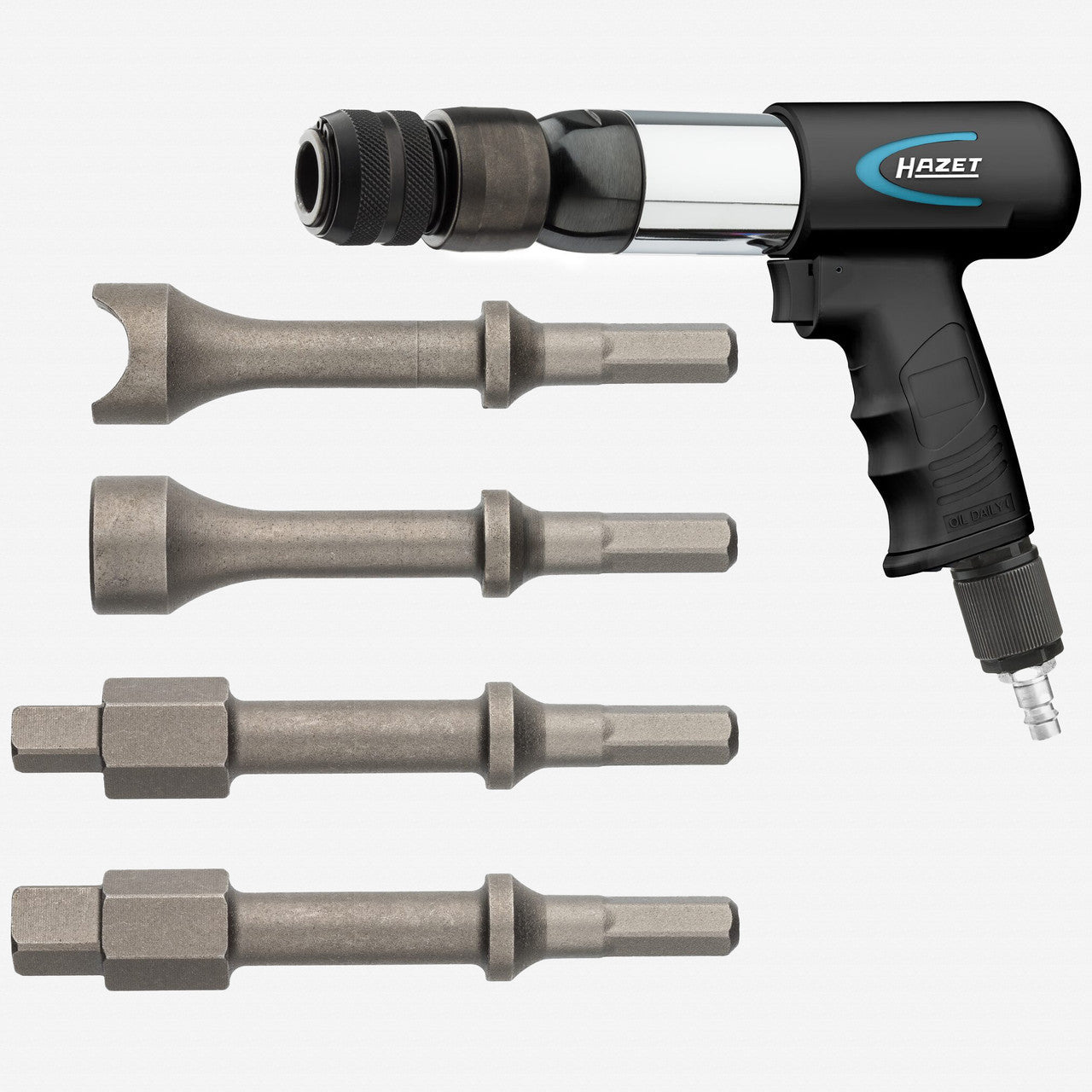 Hazet 9035V/5 Vibration Chisel Set, 5 Pieces - HZ9035V/5 - KC Tool