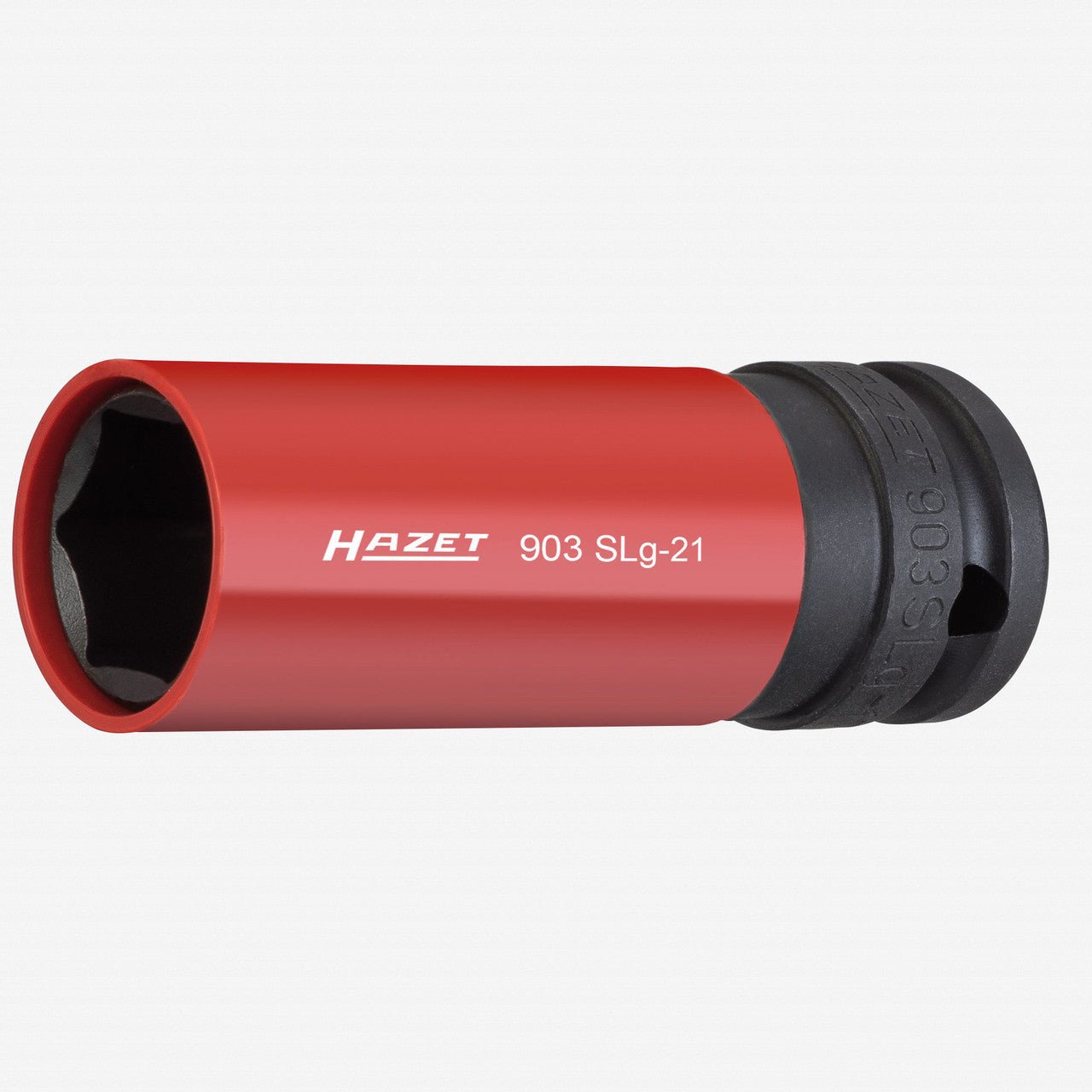 Hazet 903SLG-21 Impact socket (6-point) 21mm x 1/2" Lug Nut Impact Socket with Plastic Sleeve - HZ903SLG-21 - KC Tool