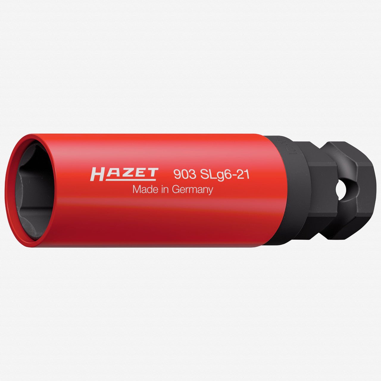 Hazet 903SLg6 - 21 21 mm Outside Hex Impact Socket, 1/2" or 24 mm Drive, 6 Point - HZ903SLg6-21 - KC Tool