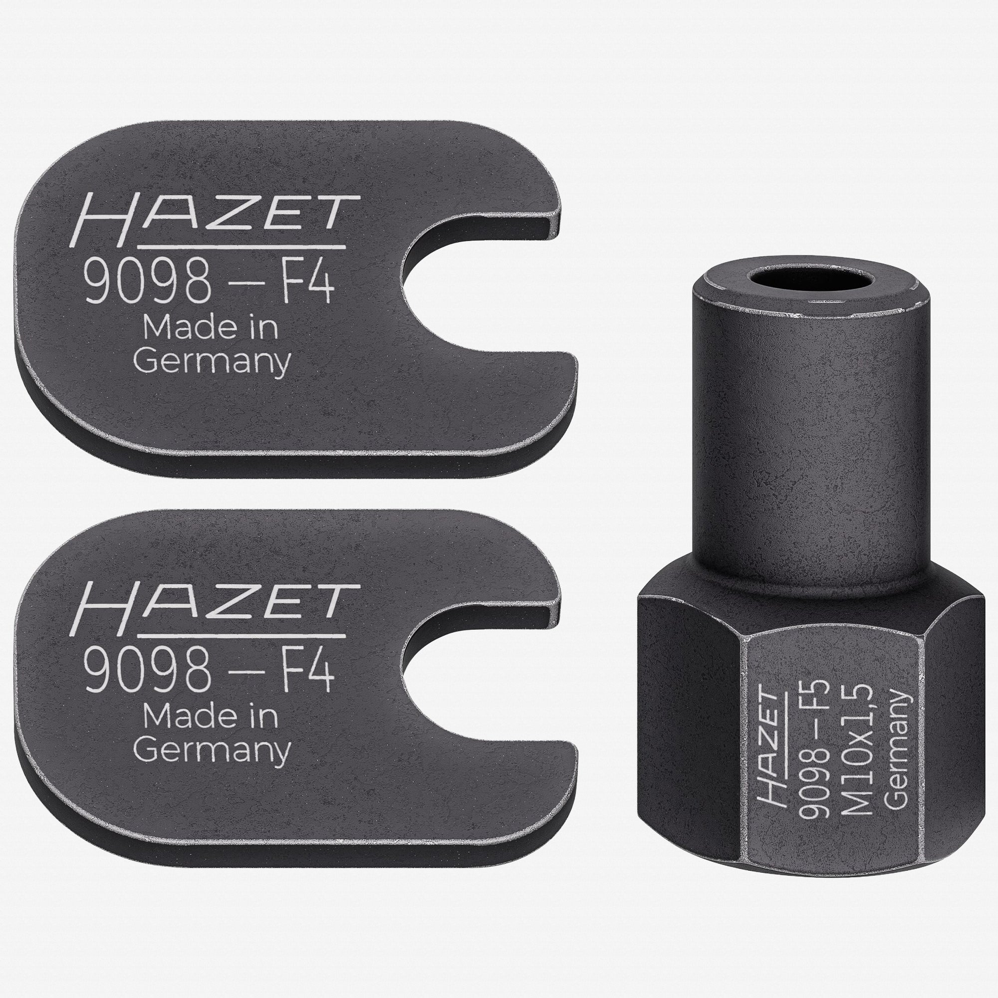Hazet 9098 - F45/3 Adapter Set for the Clamping Screw on VW/AUDI Multi - Link Axles, 3 Pieces - HZ9098-F45/3 - KC Tool
