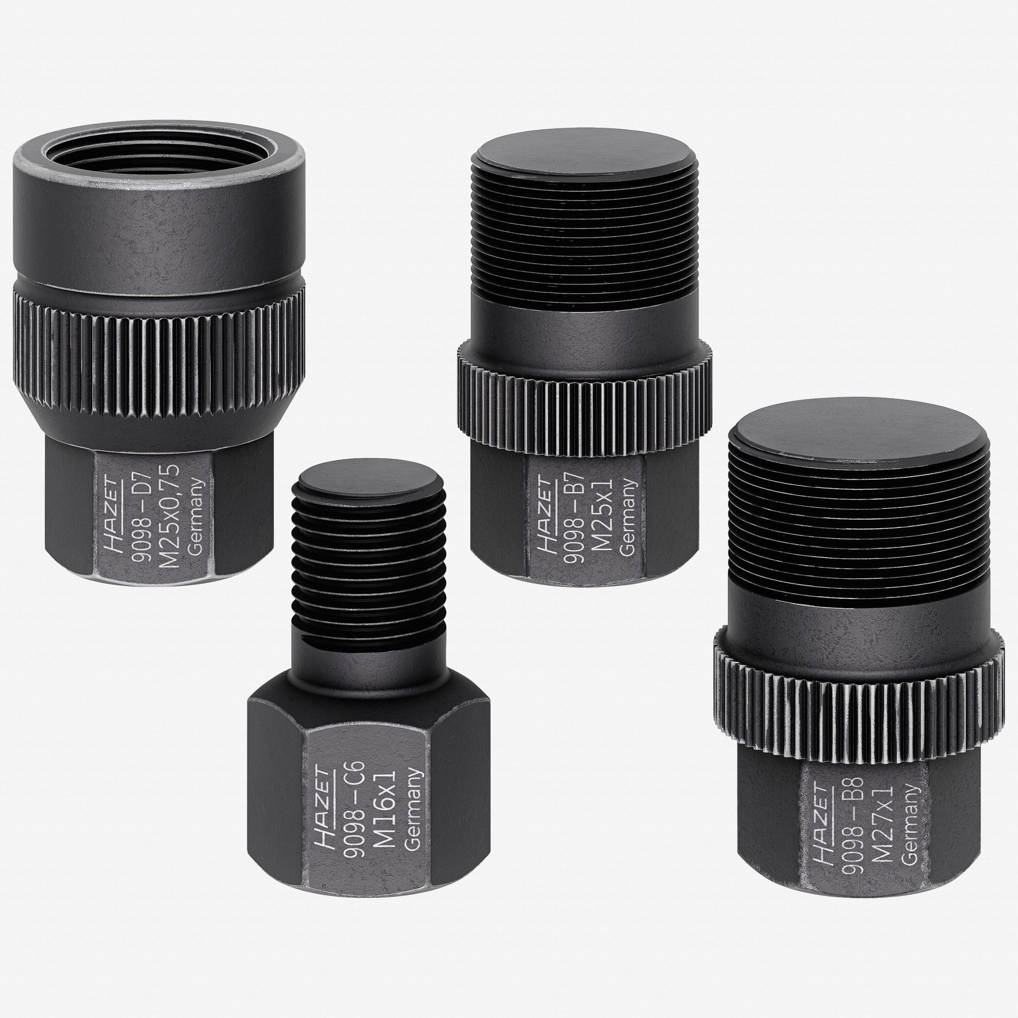 Hazet 9098/4 Injector Adapter Set, 4 PIeces - HZ9098/4 - KC Tool