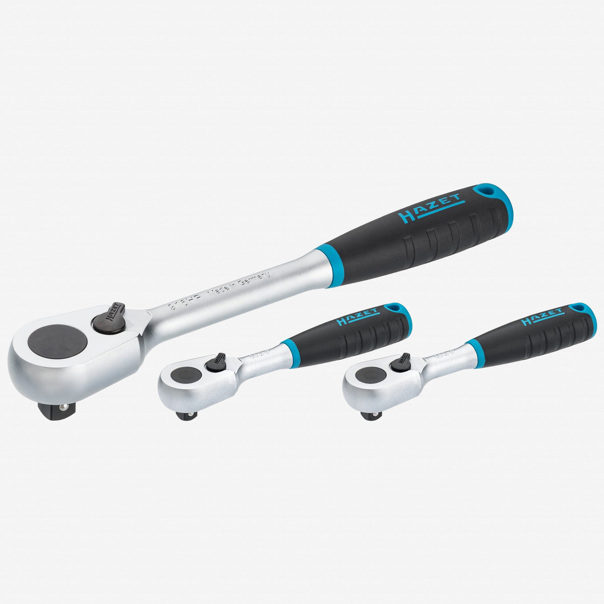 Hazet 916HP/3N 1/4" and 1/2" HiPer Ratchet Set, 3 Pieces - HZ916HP/3N - KC Tool
