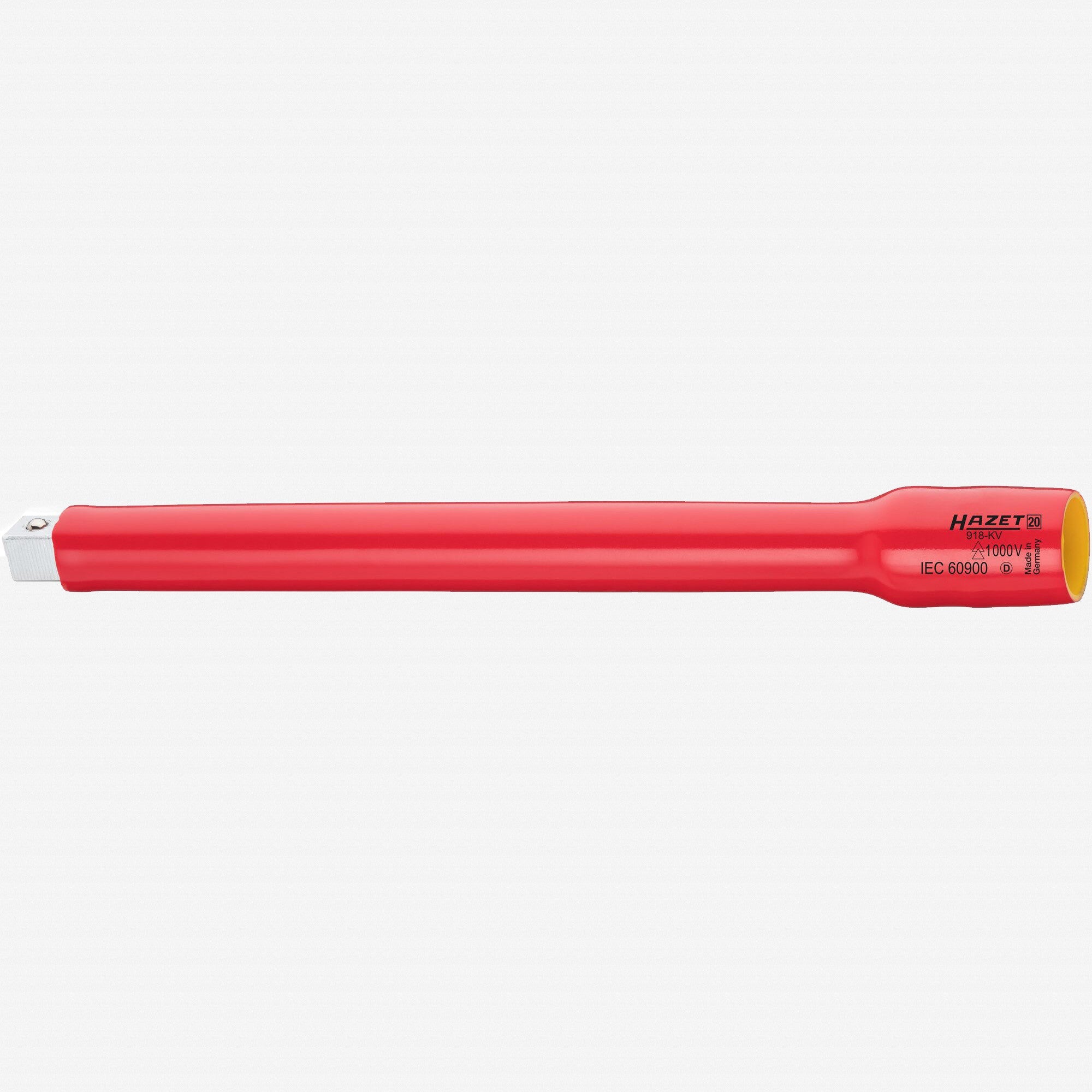 Hazet 917KV Insulated 1/2" Drive Extension, 264mm - HZ918KV-10 - KC Tool