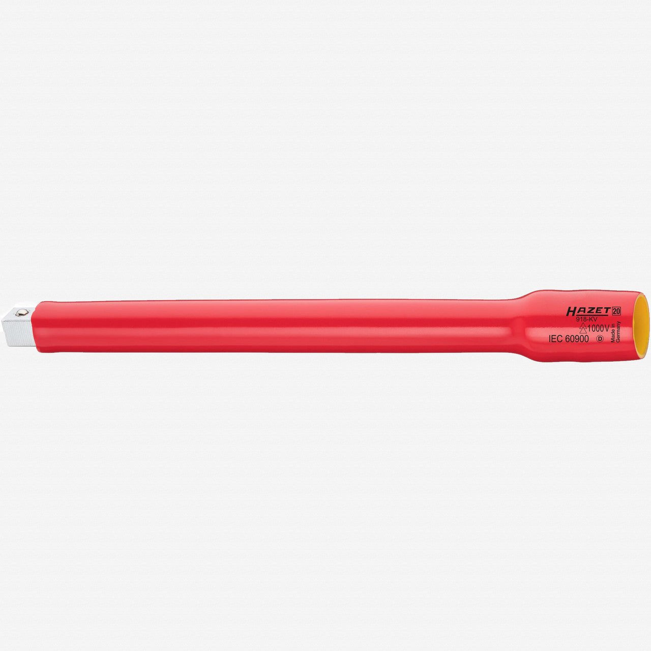 Hazet 917KV Insulated 1/2" Drive Extension, 264mm - HZ918KV-10 - KC Tool