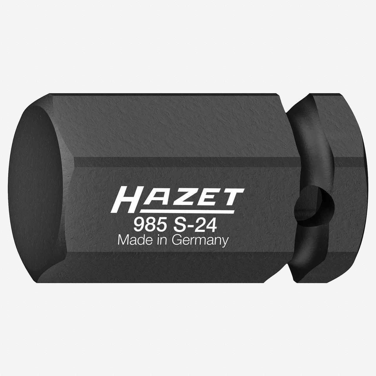 Hazet 985S - 24 24 mm Inside Hex Impact Socket, 1/2" Drive, 24 mm Outside Hex Drive, 45 mm - HZ985S-24 - KC Tool