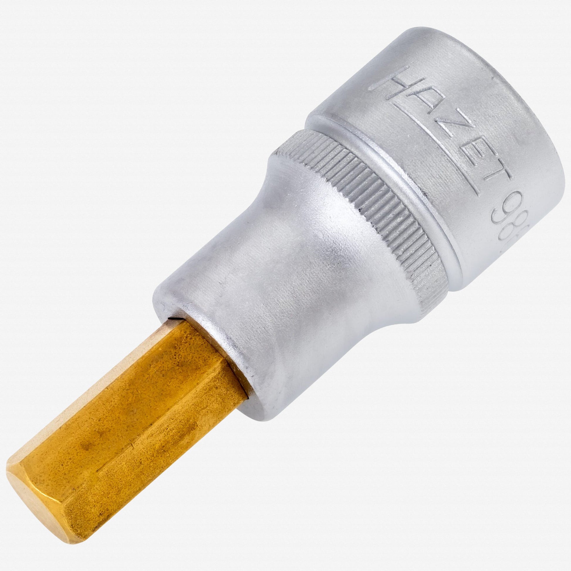 Hazet 986-10 10mm Hex Titanium-Nitride Socket, 1/2" Drive - HZ986-10 - KC Tool