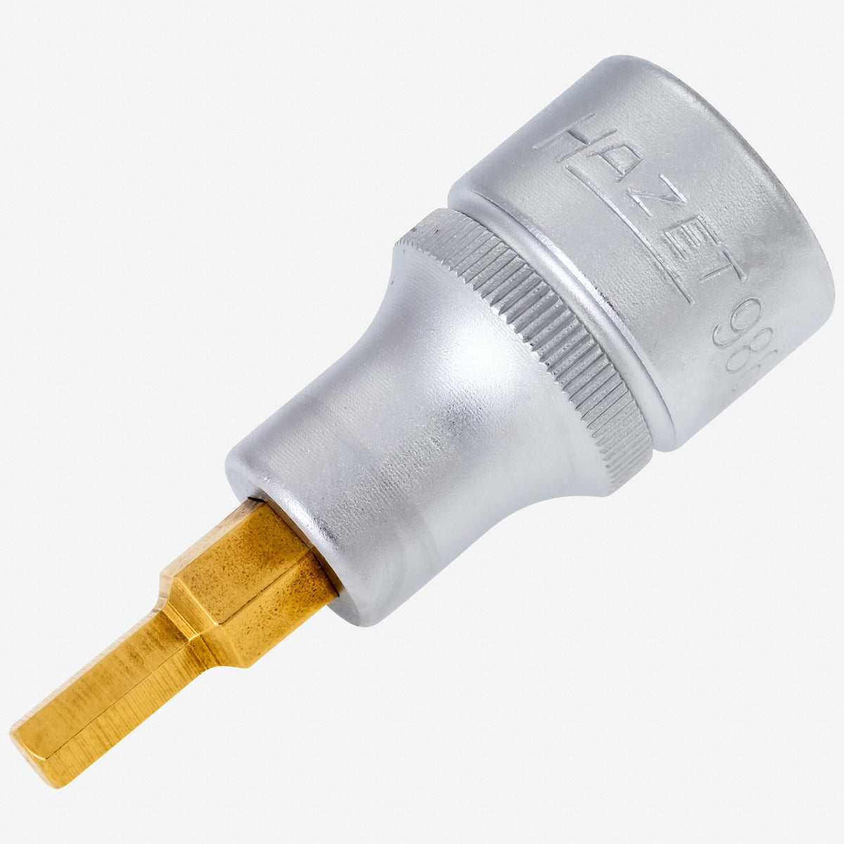 Hazet 986-5 5mm Hex Titanium-Nitride Socket, 1/2" Drive - HZ986-5 - KC Tool