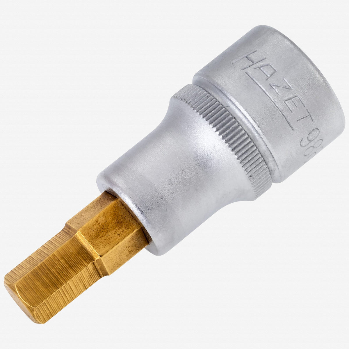 Hazet 986-9 9mm Hex Titanium-Nitride Socket, 1/2" Drive for Brake Calipers - HZ986-9 - KC Tool