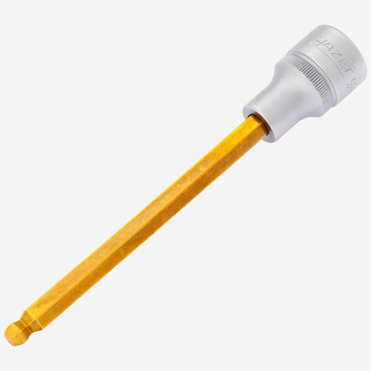 Hazet 986KK-7 7mm Ball End Hex Titanium-Nitride Socket 1/2" - Long - HZ986KK-7 - KC Tool