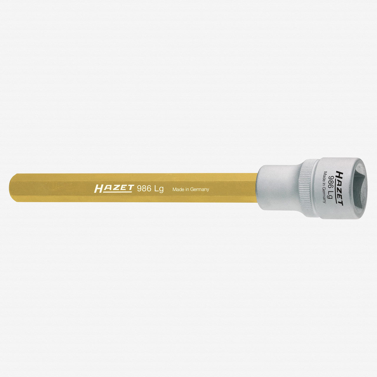 Hazet 986LG - 10 10mm Hex Titanium - Nitride Socket 1/2" - Long - HZ986LG-10 - KC Tool