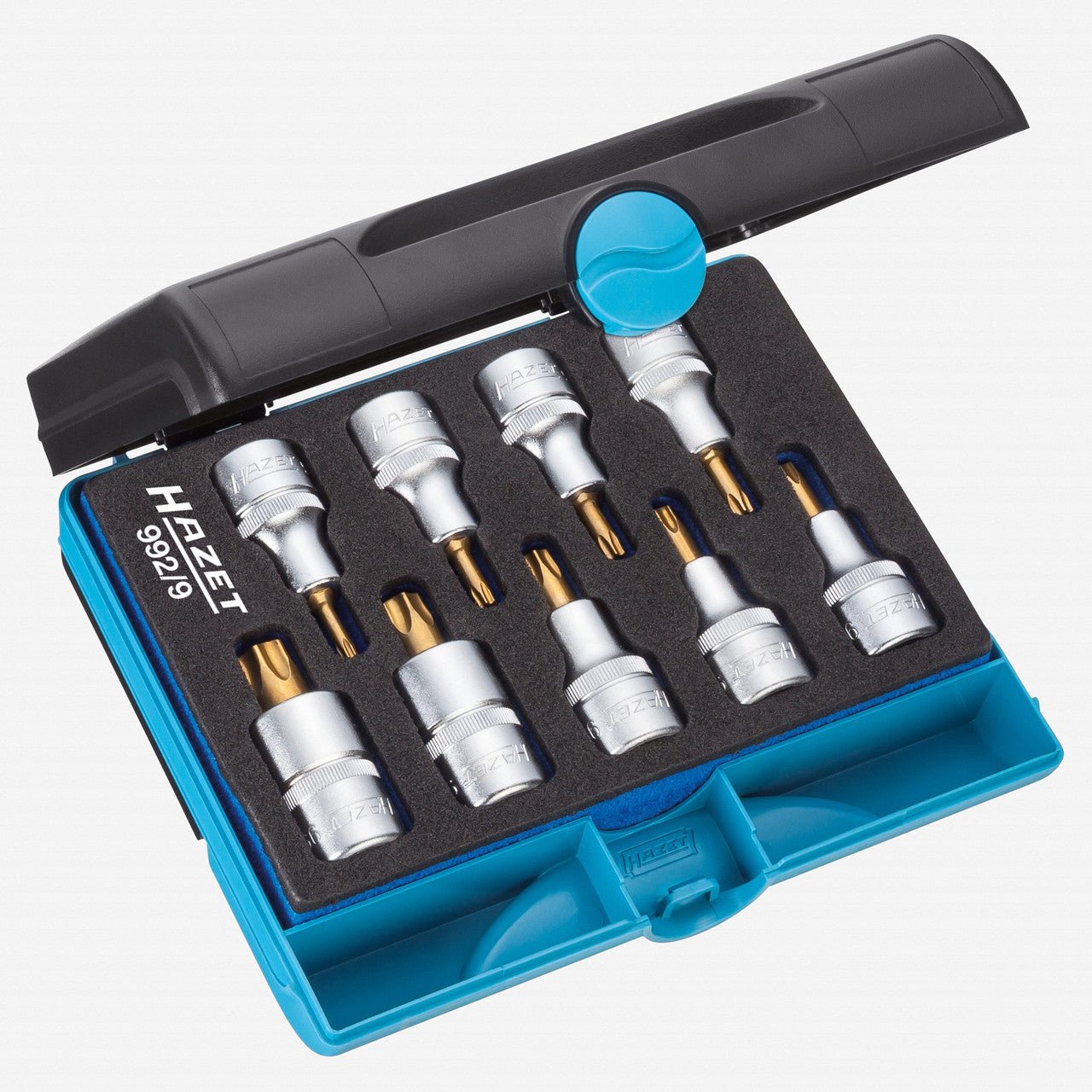 Hazet 992/9 9 Pc Torx Titanium - Nitride Socket Set - HZ992/9 - KC Tool