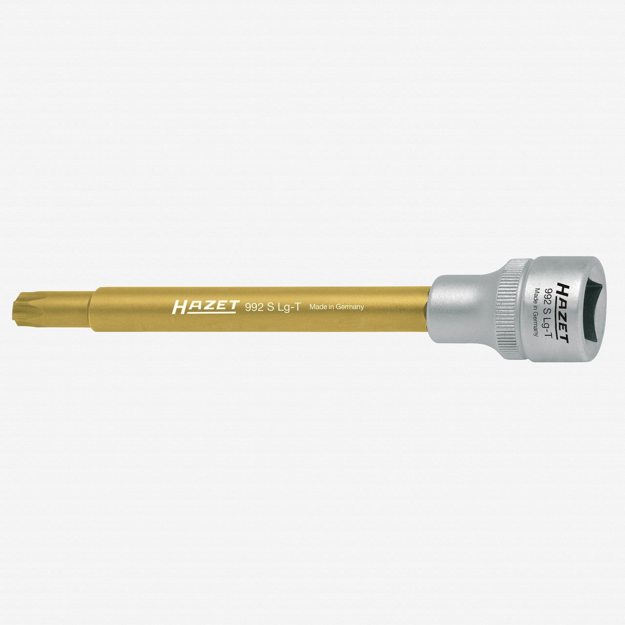 Hazet 992SLG - T40 T40 Torx Titanium - Nitride Socket 1/2" - Extra Long - HZ992SLG-T40 - KC Tool