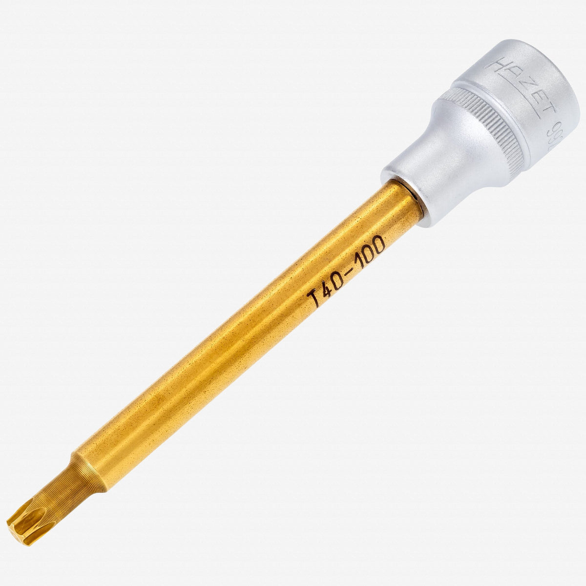 Hazet 992SLG-T40 T40 TORX® Titanium-Nitride Socket 1/2" - Extra Long - HZ992SLG-T40 - KC Tool